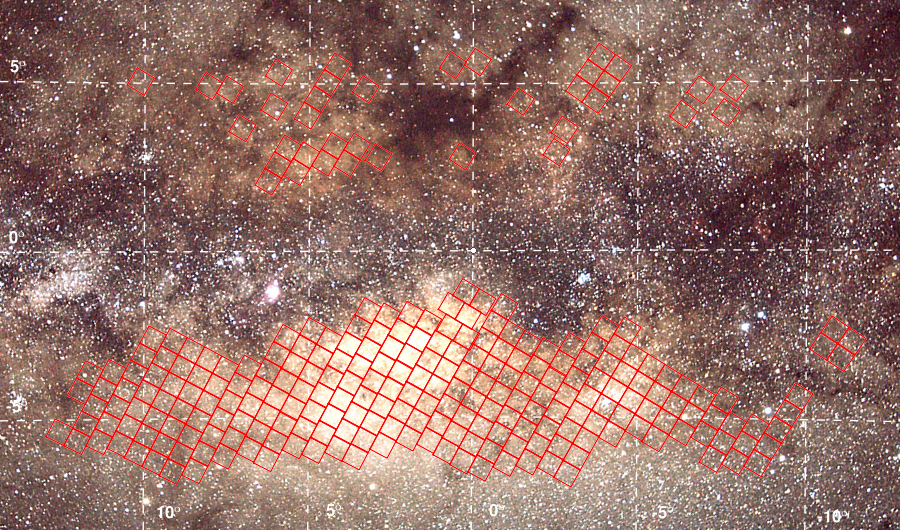 OGLE-III fields over Bulge photo